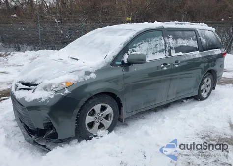 2018 Toyota Sienna Le 8 Passenger from USA, damaged, VIN 5TDKZ3DC4JS948534